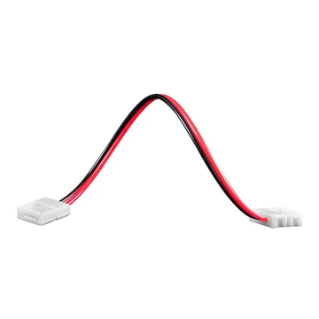 Flexible bifacial angular connector for 2-pin LED strips 8 mm