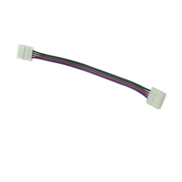 Flexible bifacial connector for RGB LED strips 4pin 10 mm