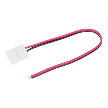Flexible single-sided connector for 2-pin LED strips 10 mm