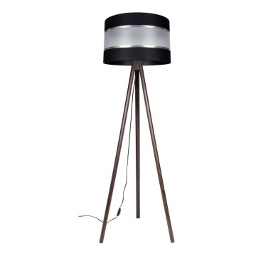 Floor lamp CORAL 1xE27/60W/230V wenge/black/chrome