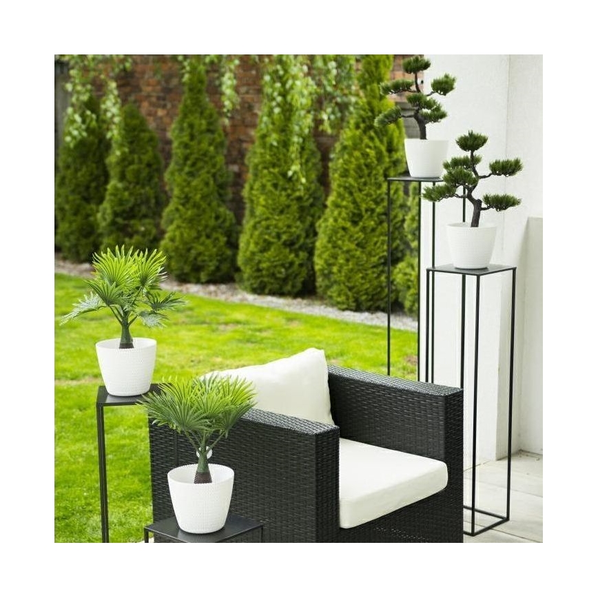 Flower stand 100x24 cm black