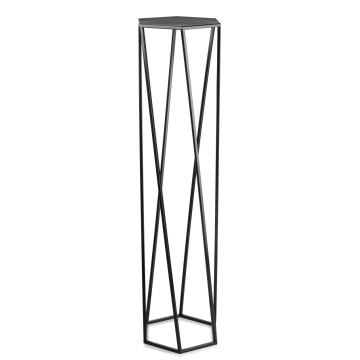 Flower stand 100x24 cm black