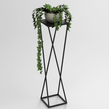 Flower stand 100x24 cm black