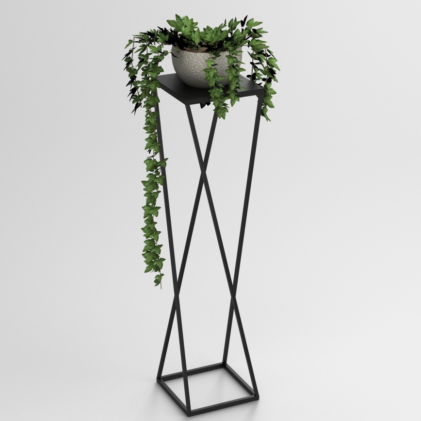 Flower stand 100x24 cm black