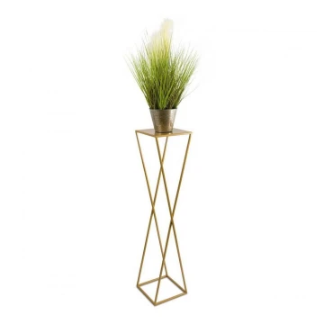 Flower stand 100x24 gold