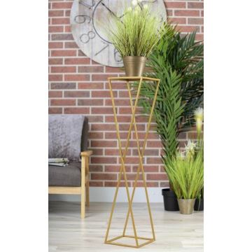 Flower stand 100x24 gold