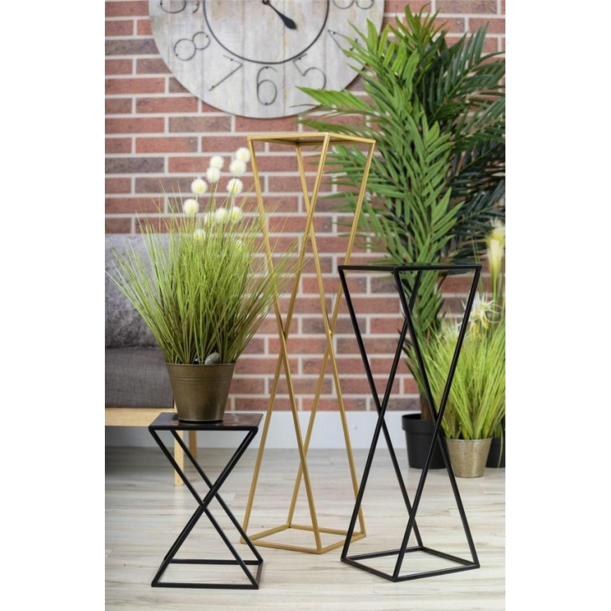 Flower stand 100x24 gold