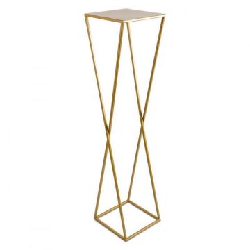 Flower stand 100x24 gold