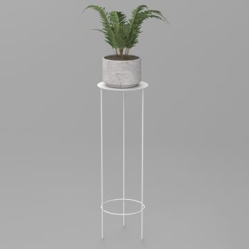 Flower stand 100x32 cm white