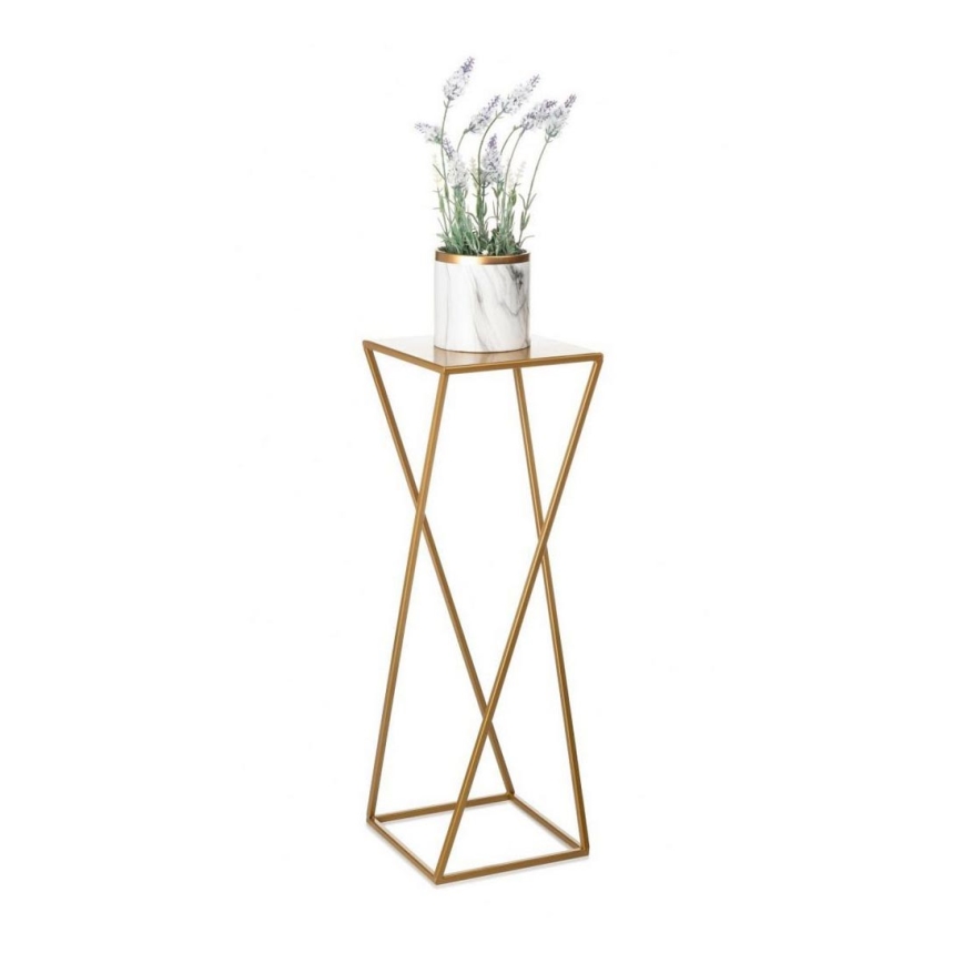 Flower stand 70x24 cm gold