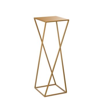 Flower stand 70x24 cm gold