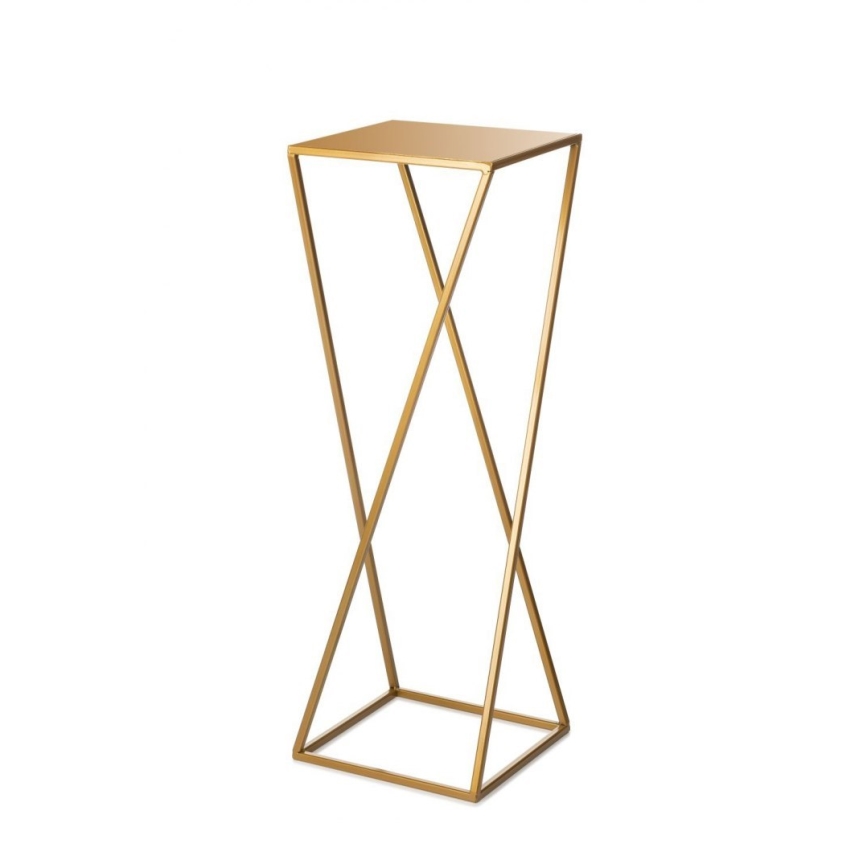 Flower stand 70x24 cm gold