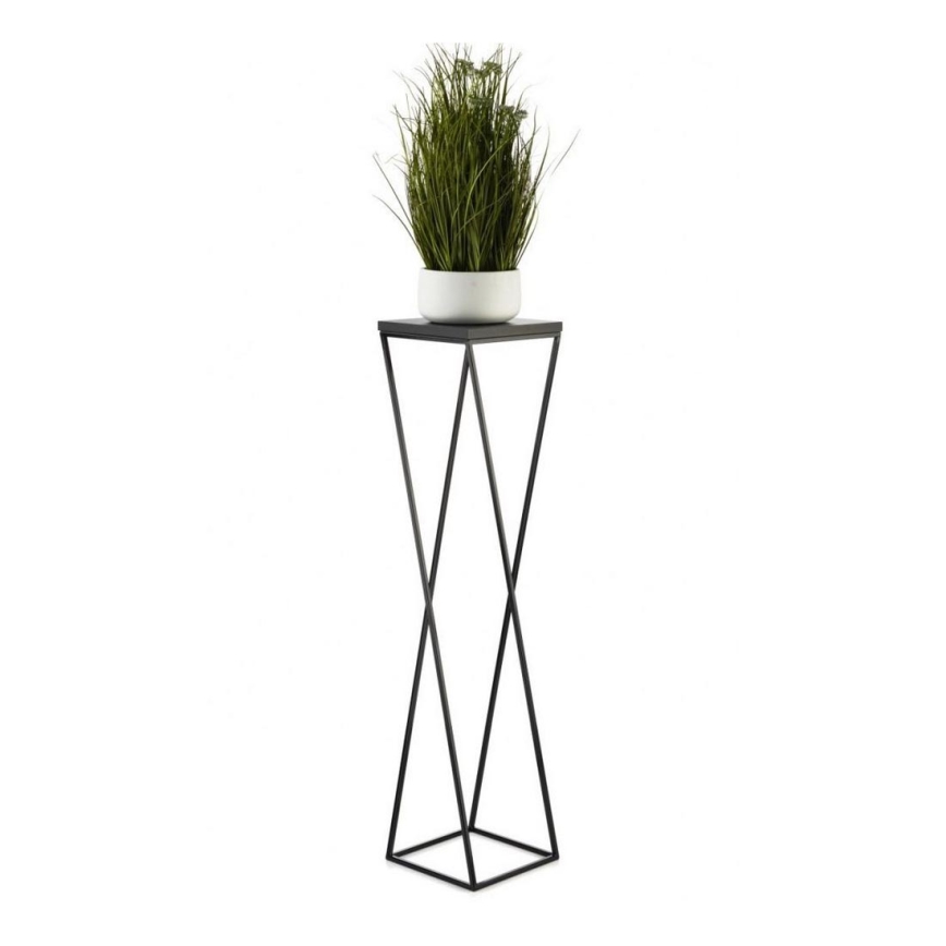 Flower stand LOFT 100x24 cm black