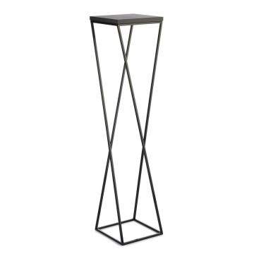 Flower stand LOFT 100x24 cm black