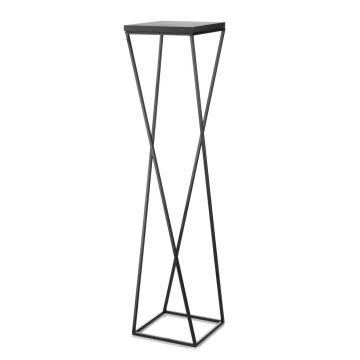 Flower stand LOFT 100x24 cm black