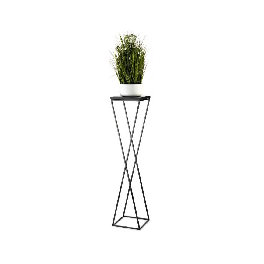 Flower stand LOFT 100x24 cm black