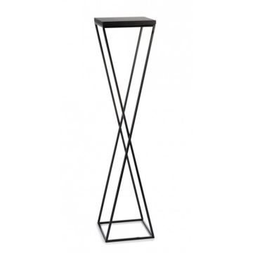 Flower stand LOFT 100x24 cm black