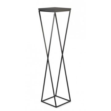 Flower stand LOFT 100x24 cm black