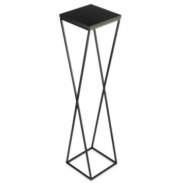 Flower stand LOFT 100x24 cm black