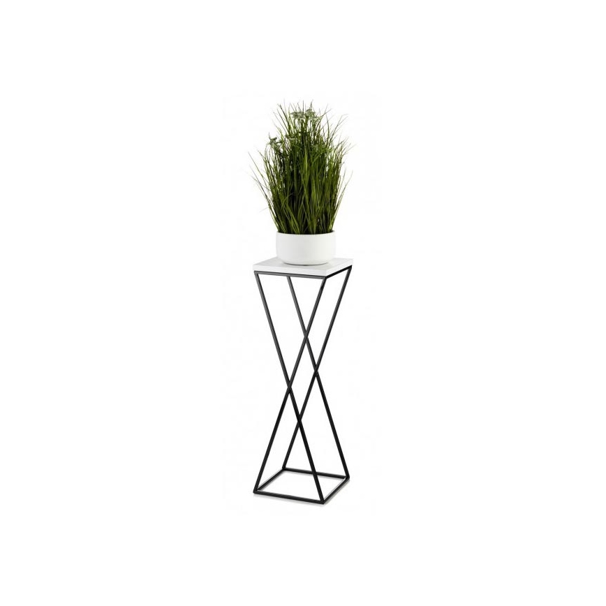 Flower stand LOFT 70x24 cm black/white