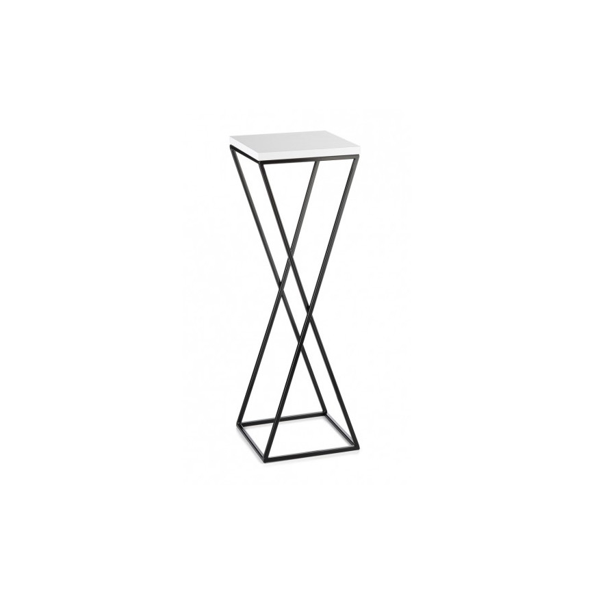 Flower stand LOFT 70x24 cm black/white