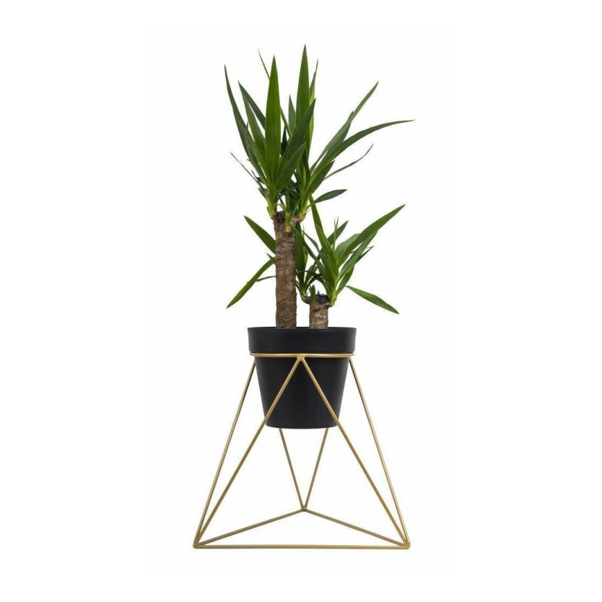 Flowerpot stand TRIANGL 40x45 cm gold