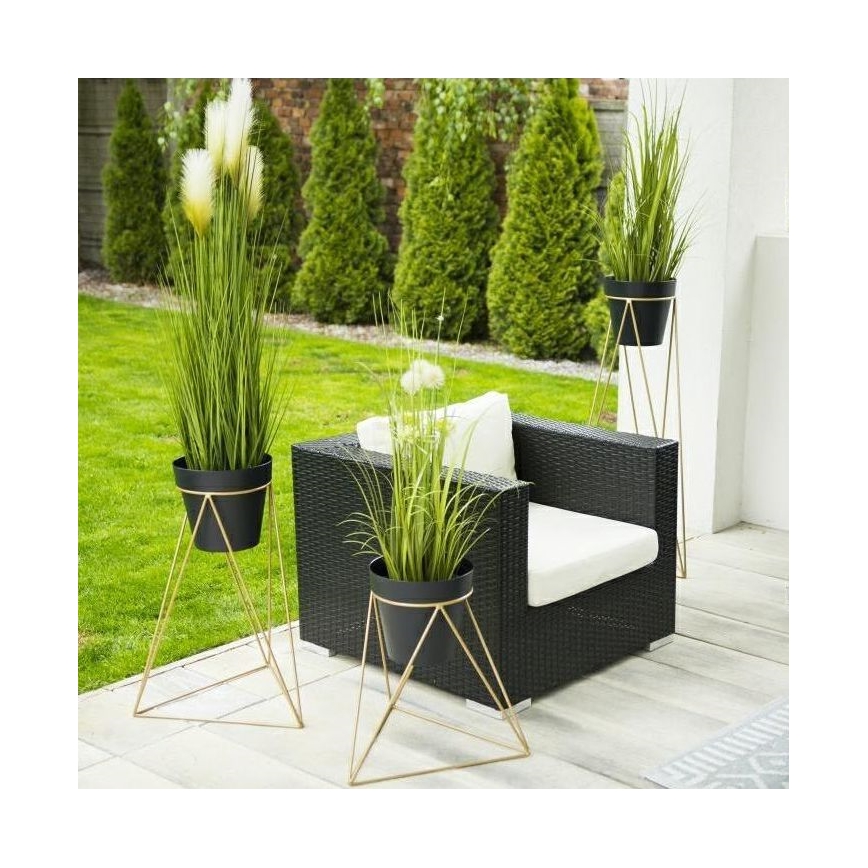 Flowerpot stand TRIANGL 40x45 cm gold