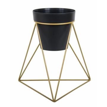 Flowerpot stand TRIANGL 40x45 cm gold