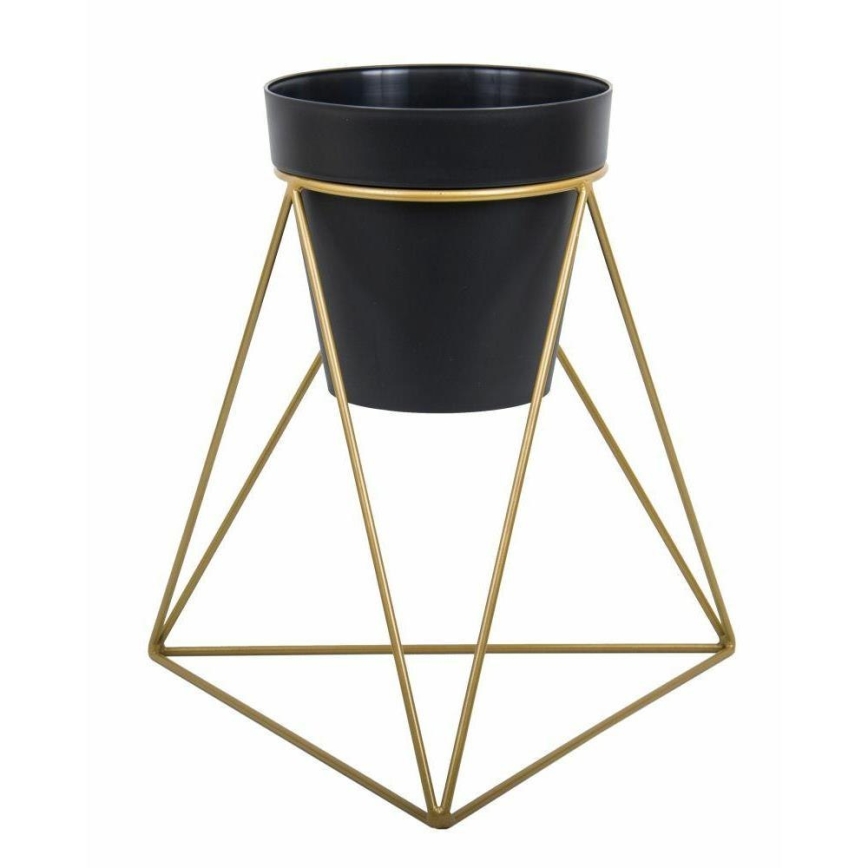 Flowerpot stand TRIANGL 40x45 cm gold