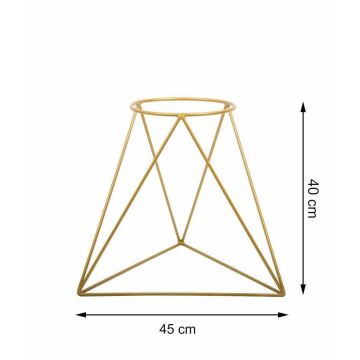 Flowerpot stand TRIANGL 40x45 cm gold