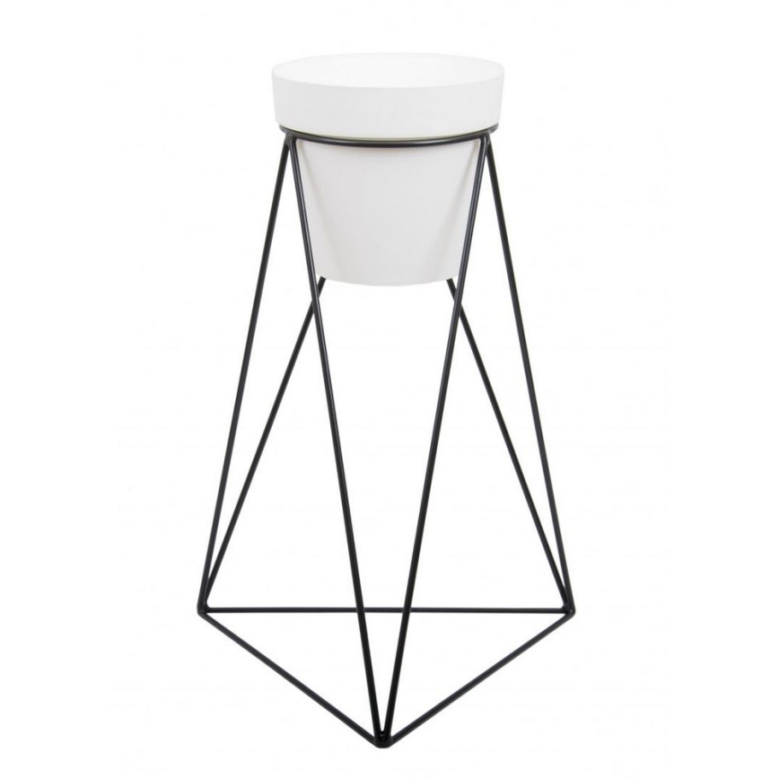 Flowerpot stand TRIANGL 60x45 cm black