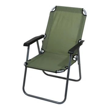Foldable camping chair green
