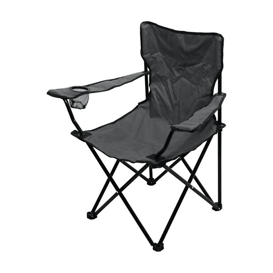 Foldable camping chair grey