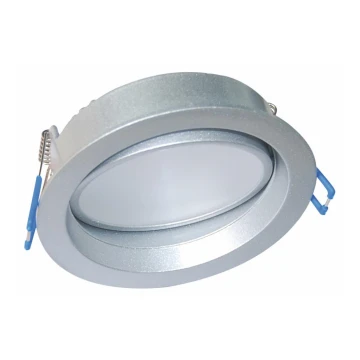 Fulgur 23147 - LED Bathroom recessed light LED/10W/230V 3000K IP54 silver