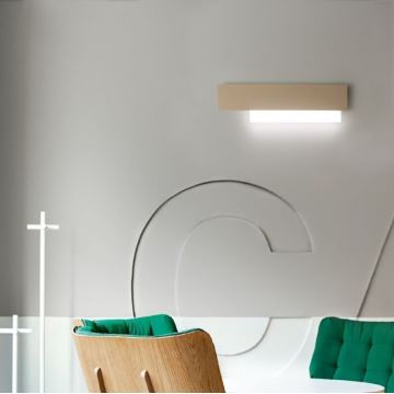 Gea Luce DOHA A P T - LED Wall light DOHA LED/15W/230V 40 cm beige