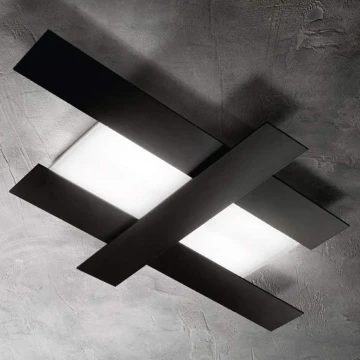 Gea Luce DOHA P P N - LED Ceiling light DOHA LED/30W/230V 65,5 cm black