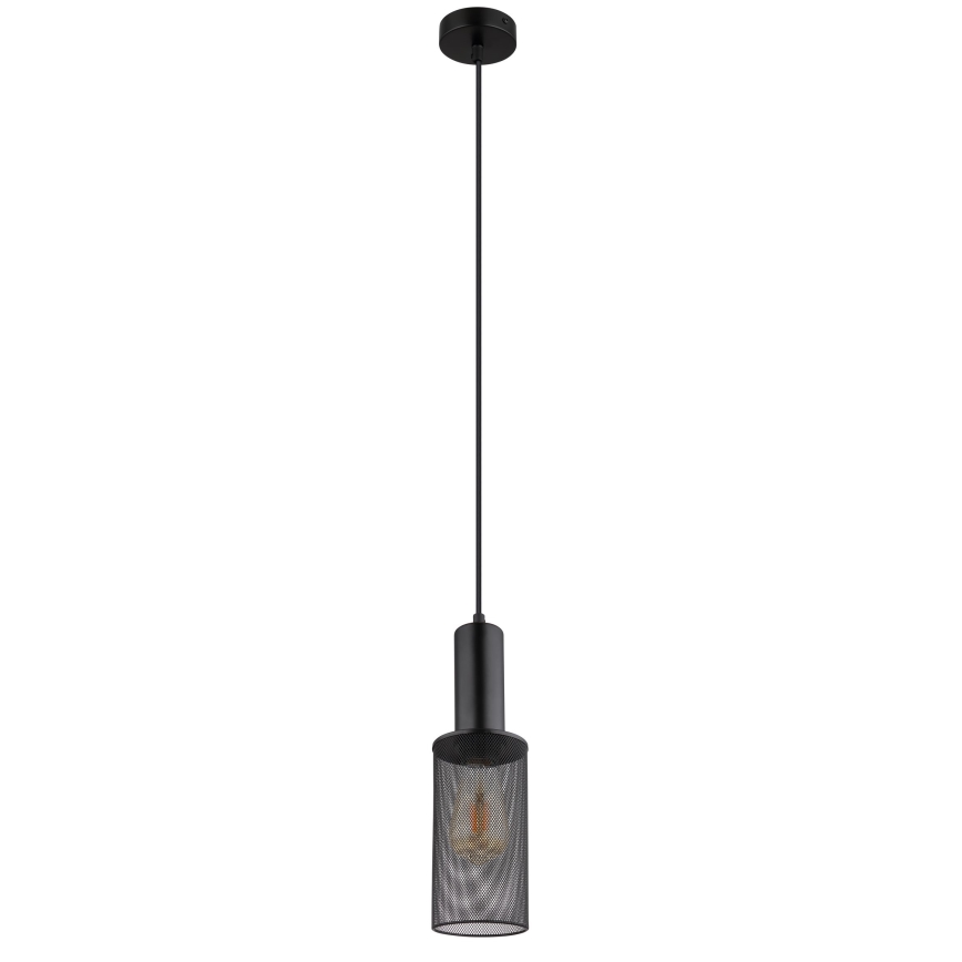 Globo - Chandelier on a string 1xE27/60W/230V black