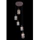 Globo - Crystal chandelier on a string 5xE14/40W/230V