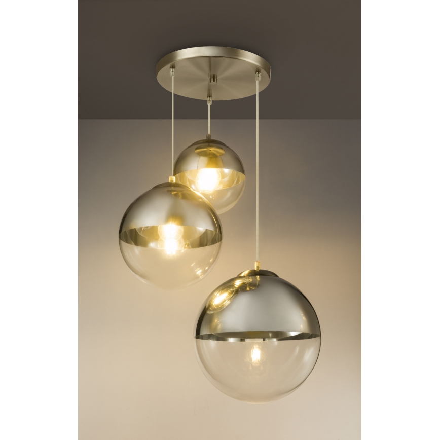 Globo - Chandelier on a string 3xE27/40W/230V d. 51 cm