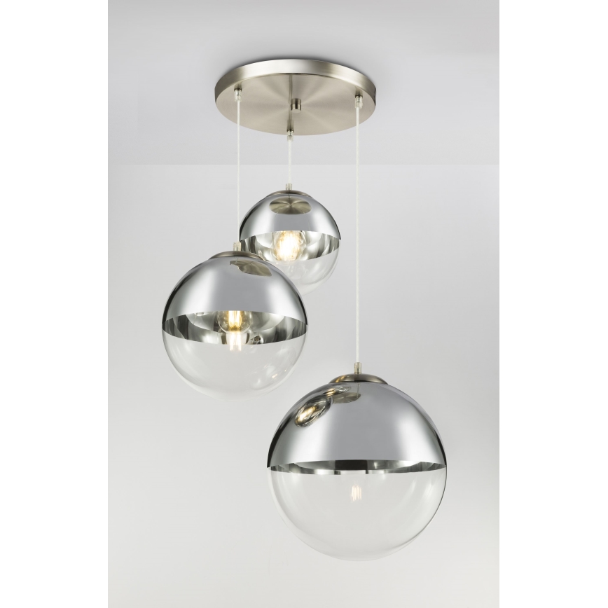 Globo - Chandelier on a string 3xE27/40W/230V d. 51 cm