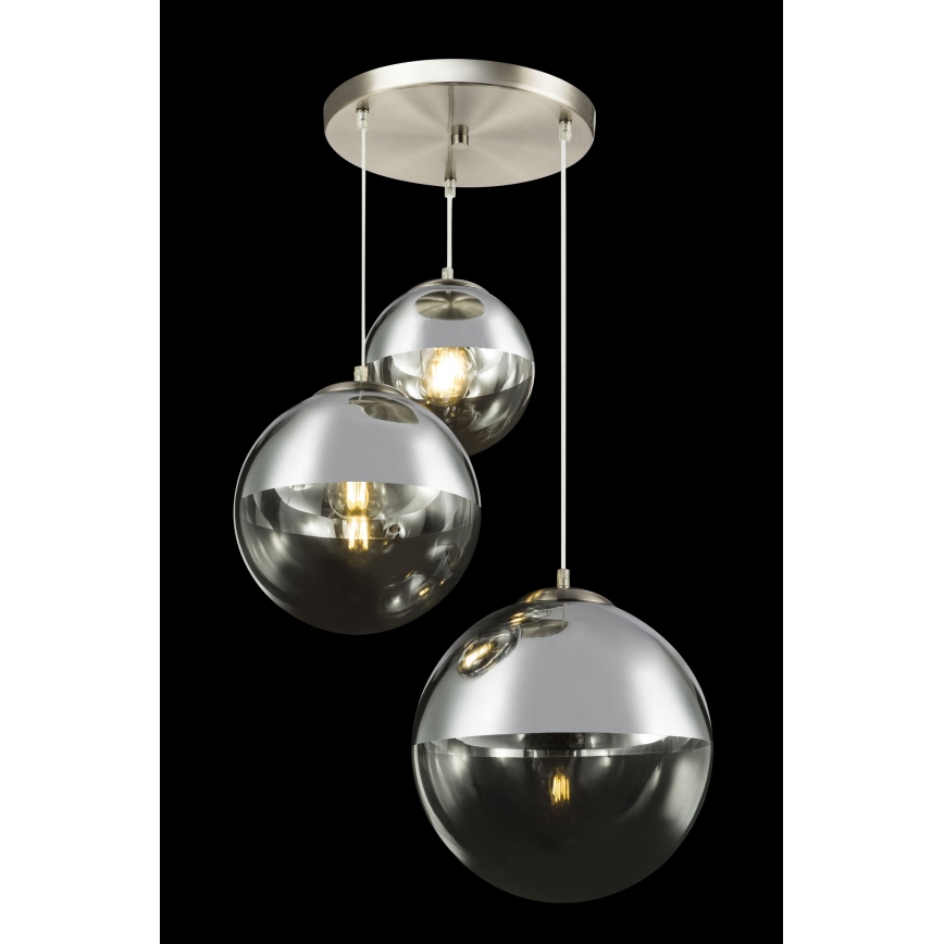 Globo - Chandelier on a string 3xE27/40W/230V d. 51 cm