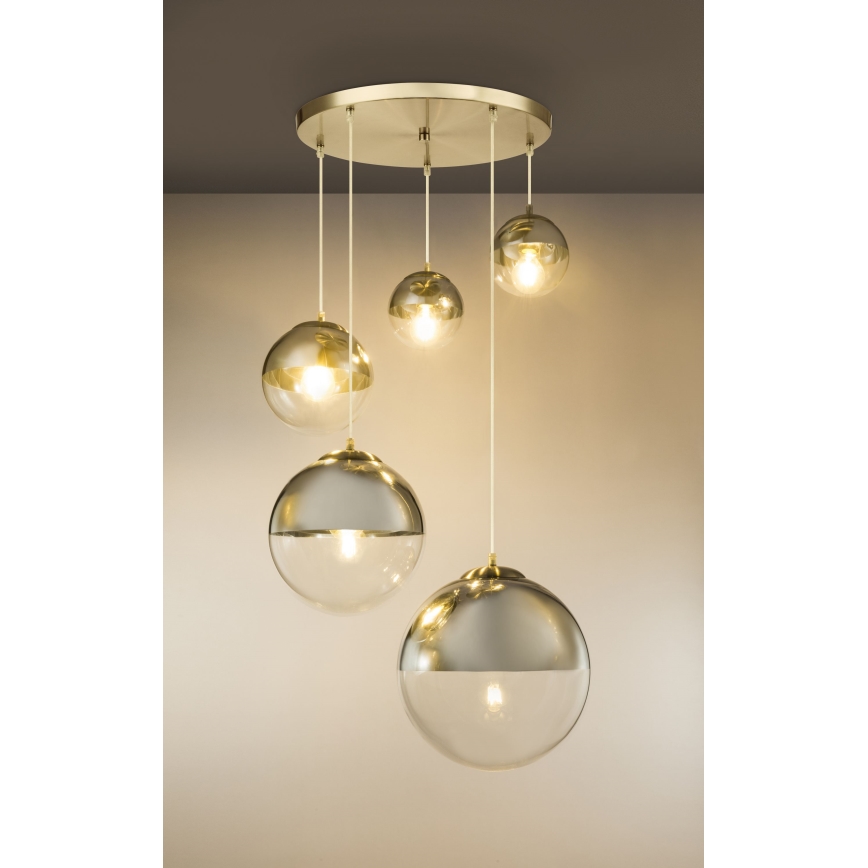 Globo - Chandelier on a string 5xE27/60W/230V d. 65 cm