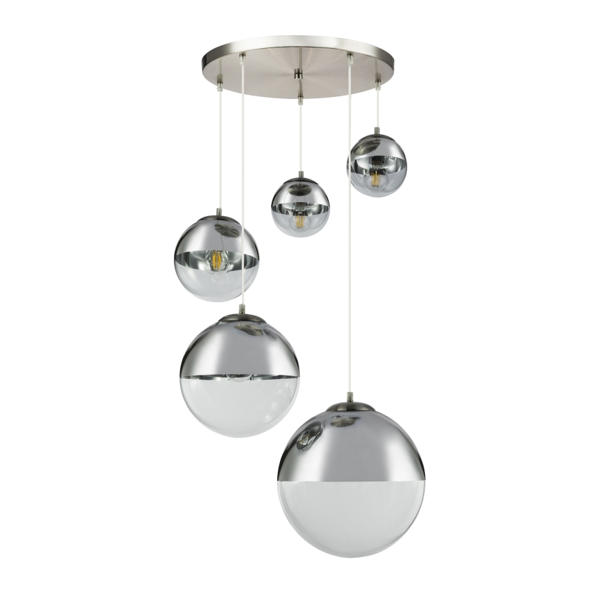 Globo - Chandelier on a string 5xE27/60W/230V d. 65 cm