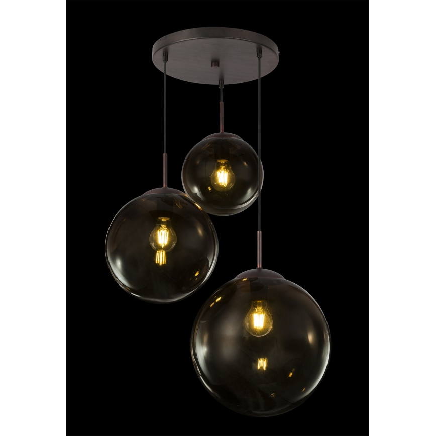 Globo - Chandelier on a string 3xE27/40W/230V d. 51 cm