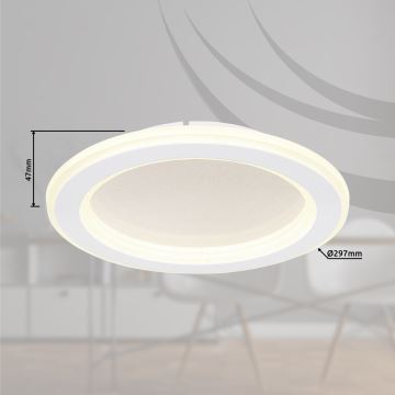 Globo - LED Ceiling light LED/18W/230V d. 29,7 cm