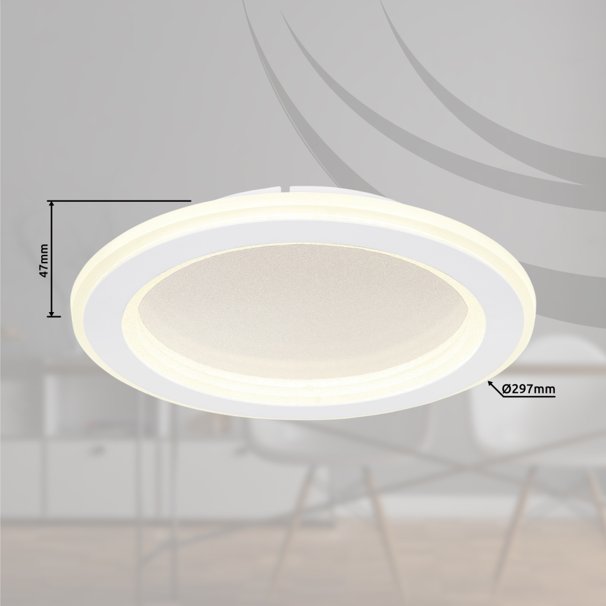 Globo - LED Ceiling light LED/18W/230V d. 29,7 cm