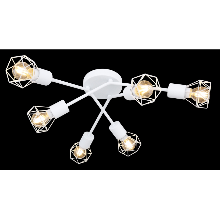 Globo - Surface-mounted chandelier 6xE14/40W/230V