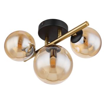 Globo - LED Surface-mounted chandelier 3xG9/3W/230V brass