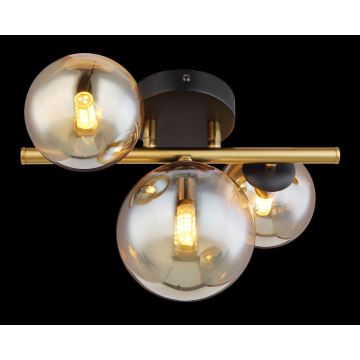 Globo - LED Surface-mounted chandelier 3xG9/3W/230V brass