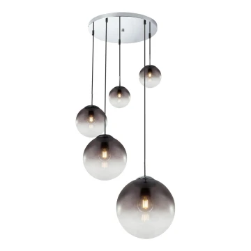 Globo - Chandelier on a string 3xE27/40W/230V + 2xE27-ILLU/25W